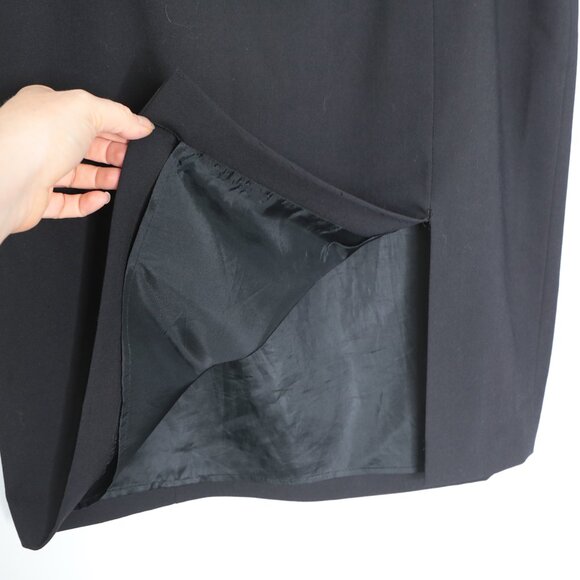 JOSEF Black Pencil Skirt Workwear Office Sleek Lined Classic Casual Plus size - Picture 5 of 8